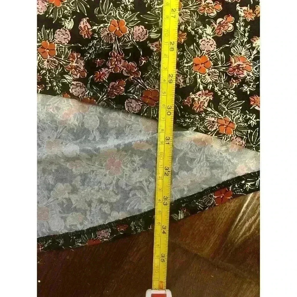 LuLaRoe Irma Women’s XL‎ Plus Size Floral Print Stretchy Hi Low Tunic Shirt Top - Picture 6 of 9